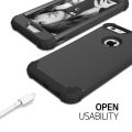 Hybrid Heavy Duty Shockproof Full-Body Protective Case with 3 Layer PC+Silicone for iPhone 6 6S Plus/iPhone 7/8 Plus. 
