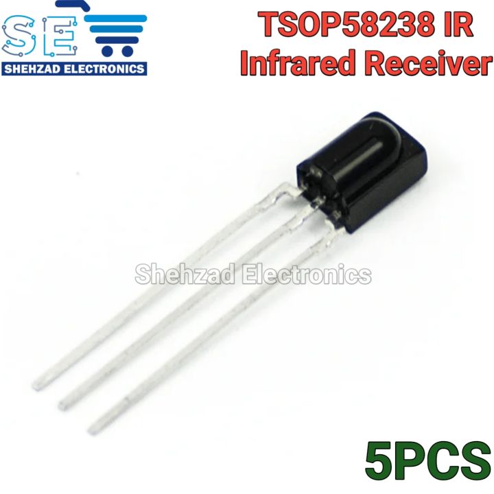 5PCS Universal Infrared Receiver IR Head Infrared Sensor TSOP58238 HX1838 VS1838 VS1838B TL1838 J1838B
