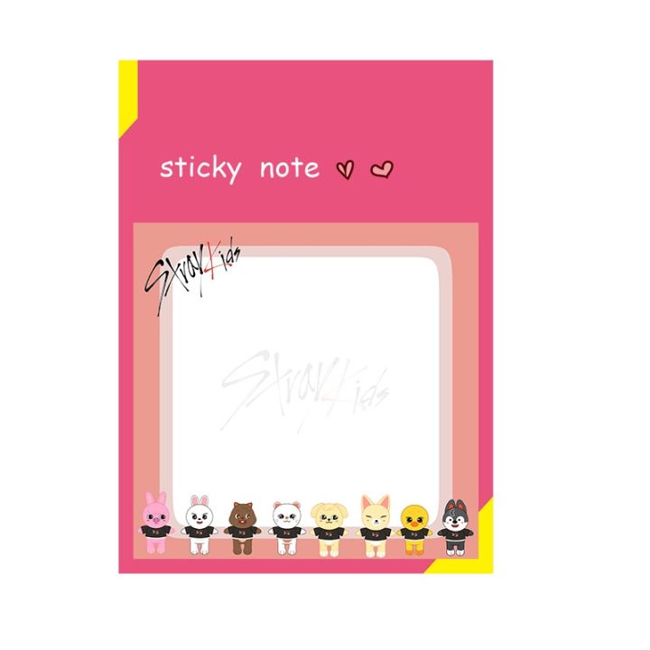 Kpop%20BTS%20BLACKPINK%20NCT%20TXT%20Straykids%20Enhypen%20Stationery%20Sticky%20Notes%20-%20Image%208