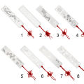Stainless Steel Bookmarks Hollow Metal Bookmarks Tasse with Red Knot for Kids Students Gift School Supplies. 