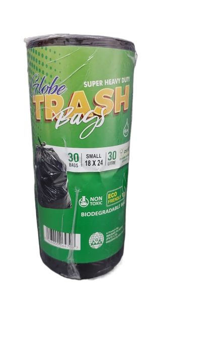 TRASH BAGS SIZE 18*24 BAGS ECO FRIENDLY NON TOXIC 30LITRE SUPER HEAVY DUTY