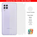 Samsung Galaxy A22 Skin/Wrap 360 Protection Carbon fiber/ Matte/ Transparent/ Leather Back And Sides Included Camera Skin. 