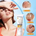 BIOAQUA Rice Raw Pulp Sunscreen Beauty Women Body Lotion SPF 50+ Whitening Moisturizing Soothing Uv Perfect Sun Cream  Sun Protection BQY09890. 