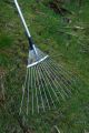 Telescopic Rake Adjustable Metal Rake Long Handle Leaf Rake . Most Demanding and useful Tool for lawn and garden. 