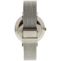 Fossil Jacqueline Silver Mesh Bracelet Mother of pearl Dial Quartz Watch for Ladies - ES4322. 