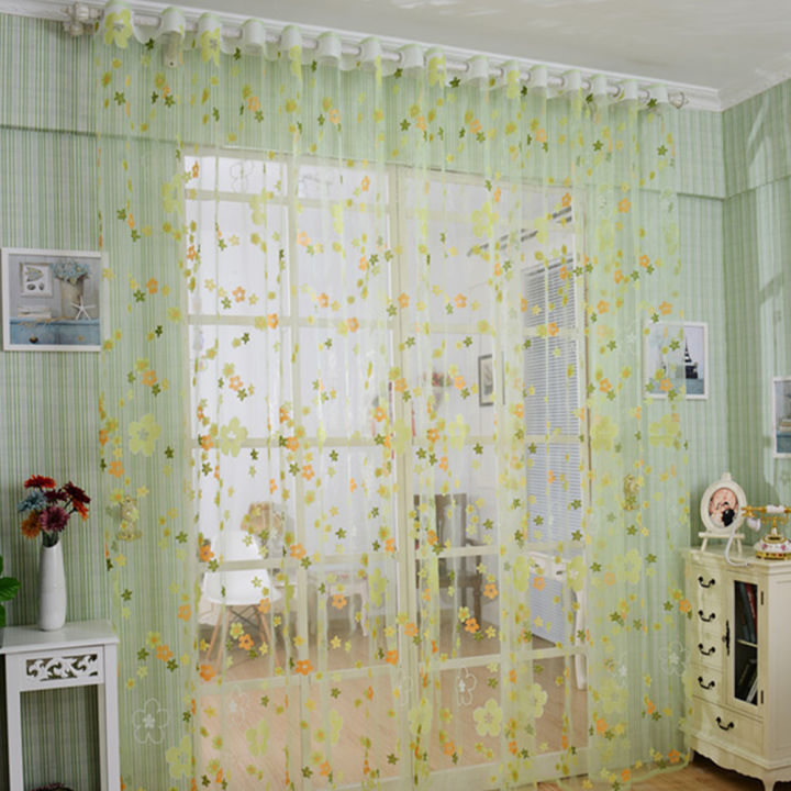 bellylady%20Flowers%20Printing%20Window%20Curtain%20Tulle%20Drape%20for%20Living%20Room%20Bedroom%20Home%20Decor%20-%20Image%207