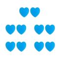 Eyeglasses Temple Tips Sleeve Retainer Accessories Silicone Anti-Slip Holder for Glasses 5Pairs/Set Love Heart Shape Glasses Straps Ear Grip Hooks. 