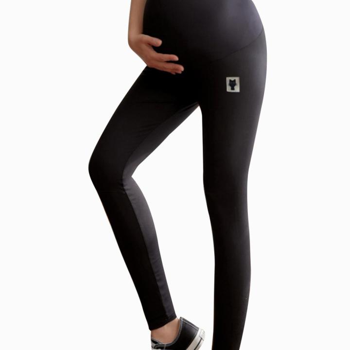 Women Plus Size Plain Long Legging For Pregnant Maternity Pants Casual Pants color