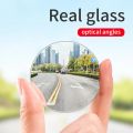 BASEUS 2Pcs Blind Spot Mirror for Car, 360 Degree Universal Rear View Wide-Angle Waterproof Blind Spot Lens. 
