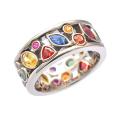 Torina Crystal Quartz Ionix Ring Ionix Therapy Quartz Crystal Ring For Weight Loss Lymph Drainage Magnetic Therapy Ring Women. 