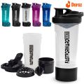 Maximize Your Workouts with Our 24-Ounce Protein Shaker Bottle – Ideal for Pre & Post-Workout Nutrition, Featuring Twist and Lock Protein Box Storage!. 