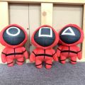 Squid Game Plush Toy Kawaii Peluche Stuffed Doll Korean Funny Cartoon Squid Game Character Toys Halloween Christmas Kids Gifts. 