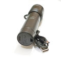 High Quality  Metal body USB Rechargeable LED Flashlights X-Balong BL-603-TG Zoomable Multifunction Led Zoom High Lumens over 500 meter range for Emergencies, Outdoor & Type C Cable. 