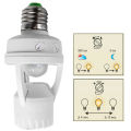 PIR Infrared Motion Sensor LED Lamp Bulb Holder E27 AC220V. 