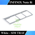 Infinix Note 8i SIM Tray Sim Jacket Sim Slot Sim Door For Infinix Note 8i - White. 