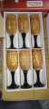 Imperial Goblet Black Base 6 Pcs Set 240 ML | Beautiful Glass set 6 Pcs. 