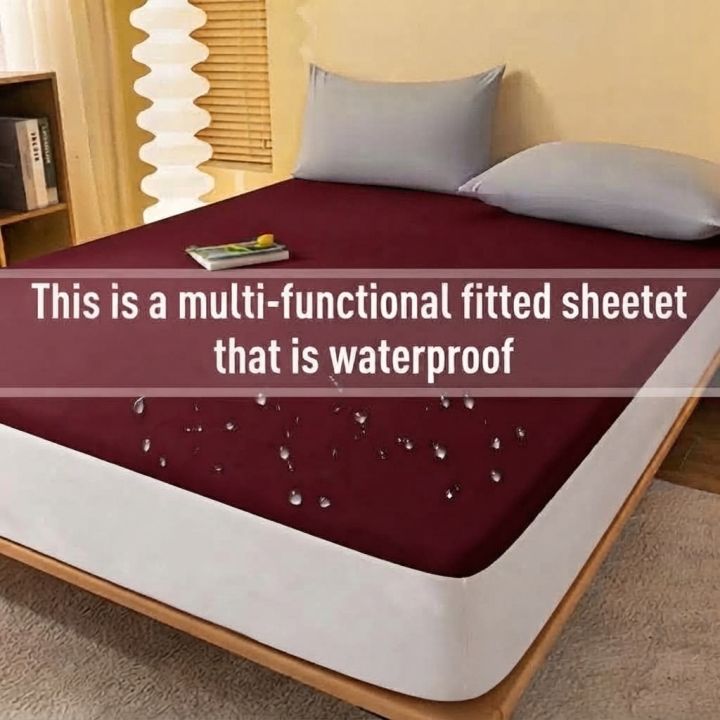 Waterproof%20Mattress%20Cover%20Premium%20%20Double%20Bed%20Mattress%20Protector%20Sheet%2072X78%20waterproof%20bad%20sheet%206%20fit%20by%206.5%20fit%20-%20Image%202