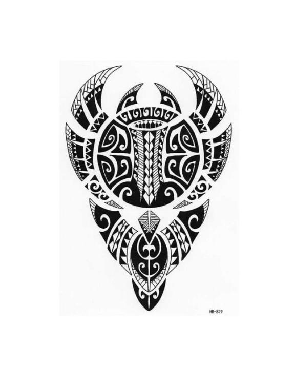 Polynesian%20Bull%20Temporary%20Tattoo%20-%20Image%203