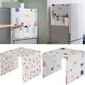 High-Quality Dust Proof Fridge Cover with large Pockets, Best Water and oil Proof Cover for Fridge, Multiple purpose Refrigerator Cover, Fridge Cover Sheet with Pockets Organizer. 