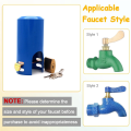 Outdoor/Kitchen/Garden Hose Tap Faucet Lock Water Faucet Anti-Theft Lock Child-Proof Metal Faucet Protection Cover Style. 