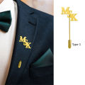 Decent Article Custom Name Brooch, Name Coat Pin For Men, Name Brooch, Name Lapel Pin With Latest Design Fully Customized. 