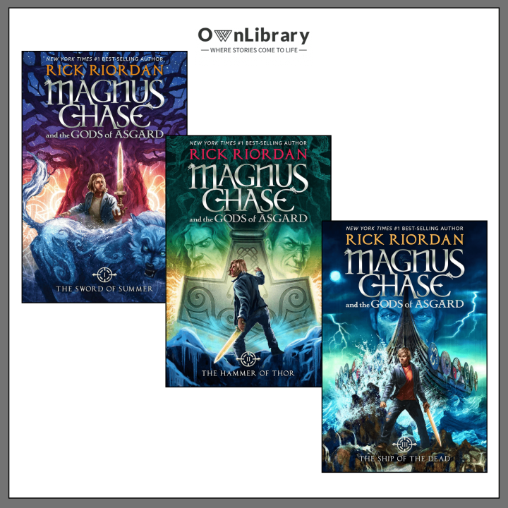 Magnus Chase and the Gods of Asgard (3 book series) by Rick Riordan (Author)