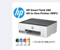 HP Smart Tank 580 Printer All-in-One (Print,Copy,Scan,Wireless) 1 Year Brand Warranty by Asian Traders. 