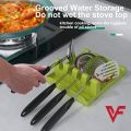 Kitchen Spoon Holders Fork Spatula Rack Shelf Tong Hooks Organizer Plastic Spoon Rest Mat With Drip Pad Chopsticks Holder Non Slip Spoons Pad Kitchen Utensil Silicone Utensil Heat Resistant Kitchen Gadgets And Cooking Tools. 