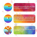 The Last One Lost Pop Killer 5 Inches Round Shape Pop It Stress Relief Push Pop Bubble Fidget Spinner Pop It Silicone The Original Push Pop Bubble Popping Sensory Pop It Fidget Toy Game Needs Stress Reliever & Fine Motor Learning Family Fun Time. 