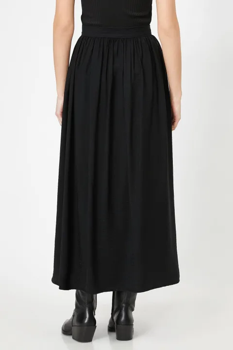Koton%20Women's%20Black%20Skirt%200KAF70384GW%20-%20Image%205