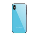 Applicable to Samsung s21Ultra/s20fe note20/S10e/S8/S9p Gradient Solid Color Glass Phone Case. 