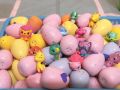 Hachimal toy eggs Vietnamese product shell 2 colors: orange, purple (random color delivery). 
