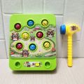Children's Hammer Whack-a-mole Game Toy For Kids/ Hammer Game Whack the Mole & It Sound Battery Operated Hammer Game For Interactive Fun Play Helps in Kids Sensory Play Hands and Eye Coordination Exercise Perfect Item For Gift. 