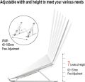 Adjustable Laptop Stand, Portable Aluminum Laptop Riser Laptop Holder for Desk. 