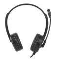 HP Headset for Call Center DHE-8009 Over the Ear Headphone (Black). 