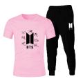 New Attire BTS Autograph Printed Tees and Trouser With Half Sleeves Cotton Quality T shirts For Men. 