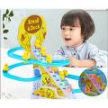 Small Duck Ladder Tail with Slider for Kids |  Duck Slide Toy Set, Funny Automatic Stair-Climbing Ducklings. 