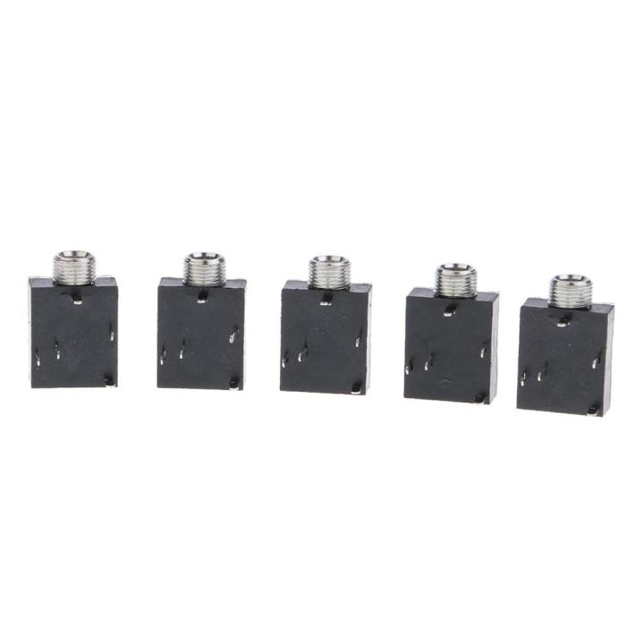 3.5mm Mount Socket 5Pin Audio Connector Socket for Headphone 5Pcs