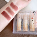 hellostyle new autumn winter lip clay angel girl new color matte lip gloss white lipstick affordable women. 
