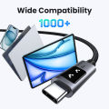 UGREEN Uno 100W Type C Fast Charging Cable E-Marker for iPhone 16 15 Series Samsung S25 S24 Ultra iPad Pro Macbook Switch. 