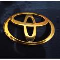 Toyota INDUS CHROME Emblem In Plastic Gold. 