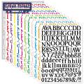 Green forest Letter Stickers Strong Stickiness Mailbox Numbers Labels Alphabet Stickers. 