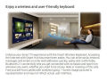 Samsung  Wireless Keyboard with Touch Pad For Smart TV and computing, Can connect upto 3 devices at a Time. 