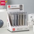 Deli S001/S002 Movable Pencil 0.5/0.7mm Student Writing Metal Pen Body Mechanical Pencil. 
