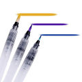 Set of 3 Watercolor Brush Pen refillable calligraphy drawing pen. 