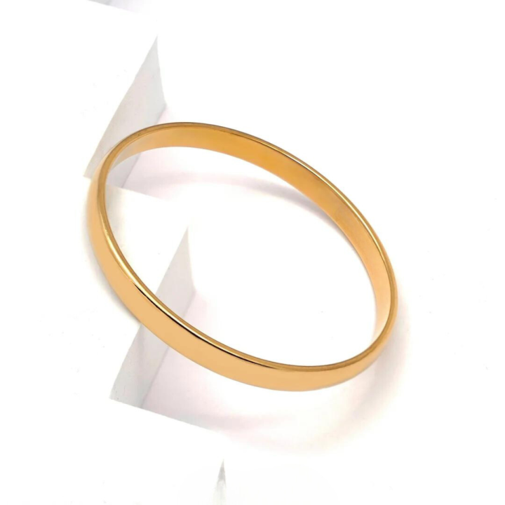 Elegant%20Golden%20Color%20Round%20Bangles%7C%20Steel%20Plated%20non-openable%20Bracelets%20%7C%20Gold%20Bangle%20Bracelet%20Kara%20for%20Women%20Girls%20Fashion%20Jewelry%20-%20Image%204