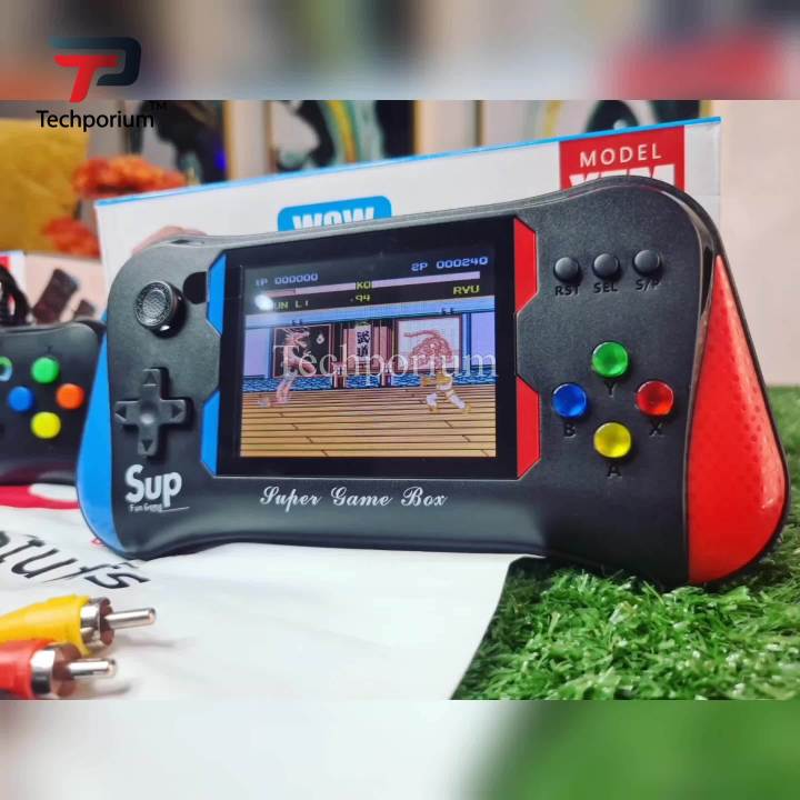 Classic X7M Retro SUP Handheld Game Console Built-in 500 Popular Arcade Games 3.0 Inch Color Screen Rechargeable Battery Portable Mini Gaming Console for Kids & Adults Travel-Friendly Retro Game Player Ideal Gift for Fun & Entertainment