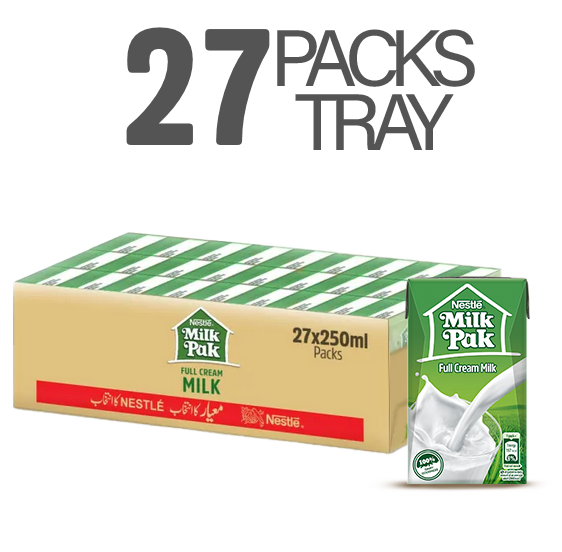 Milk - NESTLE MILKPAK Full Cream UHT Milk 250ml