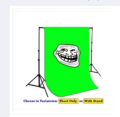 5 x 3ft Dark Green Screen Chroma Key Studio Backdrop Video Photo Background Removing Sheet. 