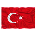 Wave 90X150cm TUR TR The Republic of Turkey Flag Turkey Flag Banner Polyester Flag Moonlight. 